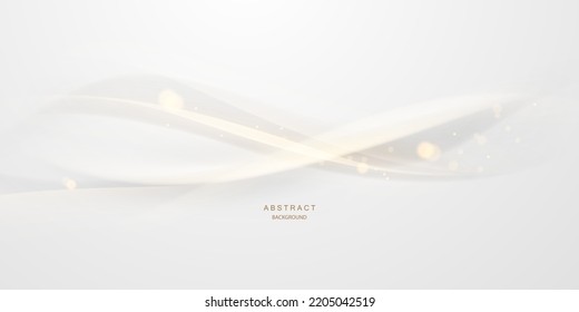 Diseño de vectores de lujo Golden Abstract Background