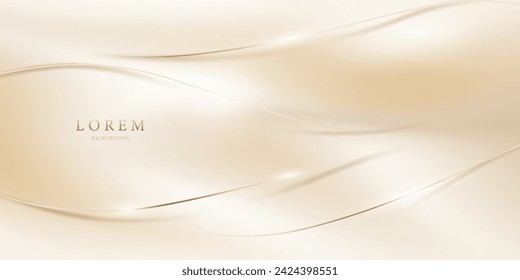 golden abstract background with luxury vector illustration