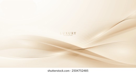 Fondo abstracto de oro con Ilustración vectorial de lujo