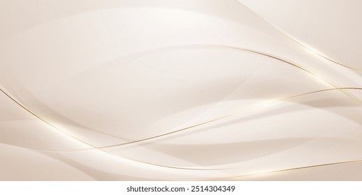 golden abstract background with luxury vector illustration