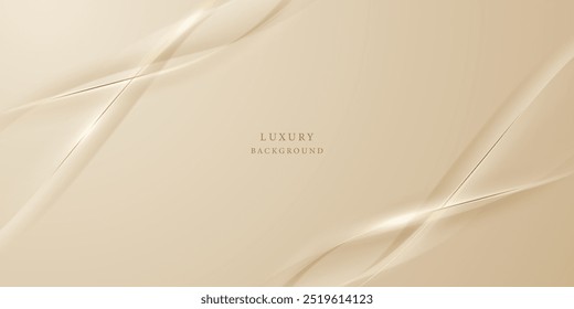 fundo abstrato dourado com ilustração vetor de luxo