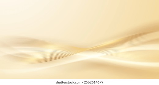 golden abstract background with luxury vector illustration