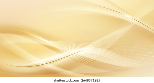 fundo abstrato dourado com ilustração vetor de luxo