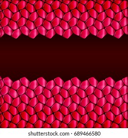 Golden abstract background with place for text. Mosaic texture
