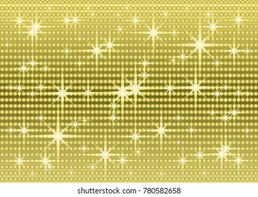 Golden abstract background with shine.