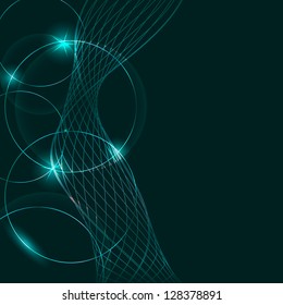 golden abstract background vector illustration