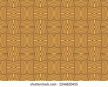 vector de batik de patrón trenzado de oro - mi trabajo original