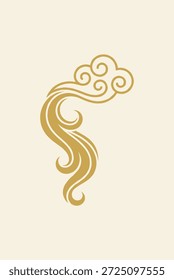Diseño de nube Abstractas dorada para el año Nuevo chino 2026 Año del caballo Decoraciones festivas y tarjetas de felicitación adecuadas para invitaciones lujosas, pósters de eventos modernos, elegantes Anuncios de Sitio web y sofisticados gráficos de redes sociales, ideales para diseñadores que crean imágenes de celebración para el año del caballo, con auspiciosos patrones de nubes, brillantes texturas doradas y Elementos de diseño festivos perfectos para los tradicionales saludos del año Nuevo chino y materiales de marketing premium para evocar prosperidad y buena fortuna, realzando el atractivo visual de las promociones navideñas y la marca estacional.
