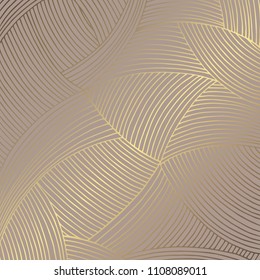 Golden abstract. Elegant decorative background. Vector pattern for the design of invitations, cards, covers and other surfaces