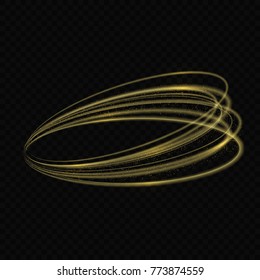 golden abstract light effect background	