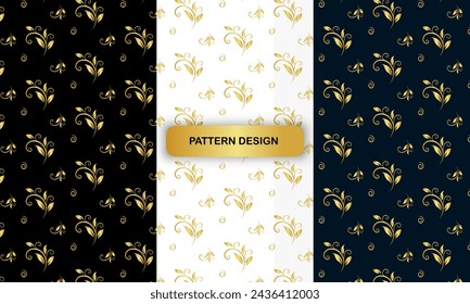 Golden abstract Luxury Pattern Background design. 