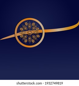 Golden abstract Mandal ornate pattern for background, invitations, cards, premium templates.