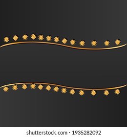 Golden abstract Mandal ornate patrón para fondo, invitaciones, tarjetas, plantillas premium.