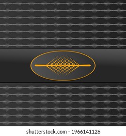 Golden abstract Mandal ornate pattern for background, invitations, cards, premium templates.