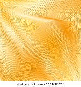 Golden abstract modern background. Vector background with yellow gold abstract waves.Vector illustration for your graphic design.