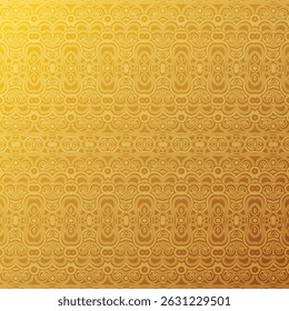 Diseño de patrón ornamental Abstractas dorado