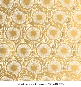 Golden abstract pattern. Glitter background