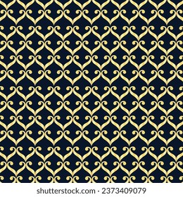 Golden abstract seamless background pattern vector