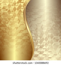 golden abstract textured background