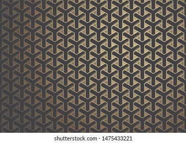 Golden abstract vector background pattern.