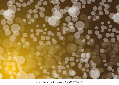 Golden Abstract vector blurred gradient texture. Template for banner and message