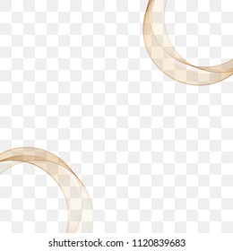 golden abstract vector circles on the edges. chess background