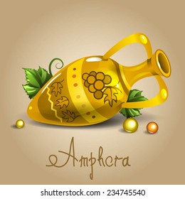 Golden amphora