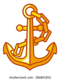 Golden anchor