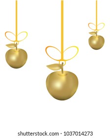 Golden Apple Award Stock Vectors Images Vector Art Shutterstock