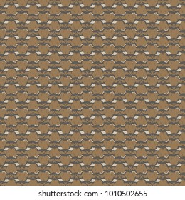 Golden arrangement. Decorative pattern with horizontal strings. Abstract vector.