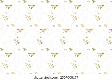 Golden arrow background for designs like notebooks, book covers, and fabric patterns