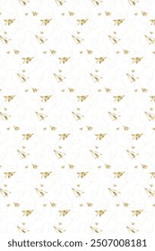 Golden arrow background for designs like notebooks, book covers, and fabric patterns