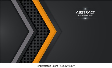Golden Arrow vector overlap layer background__eps 10