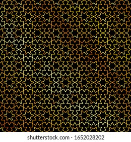 Diseño de arte dorado sin fisuras. Lujoso adorno geométrico, formas geométricas doradas y vectores vintage. Texturas retro elegantes. Antecedentes abstractos. Antecedentes artísticos abstractos