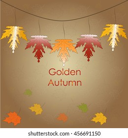 golden autumn background