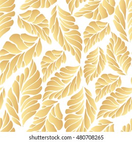 Golden autumn pattern