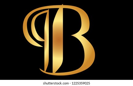 Golden B Logo Stock Vector (Royalty Free) 1225359025 | Shutterstock