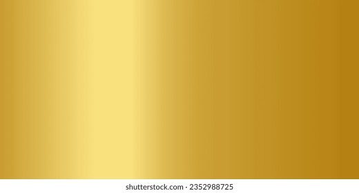 Golden background. Abstract light gold metal gradient