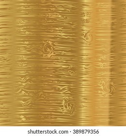 golden background with chaotic stripes, waves and other elements