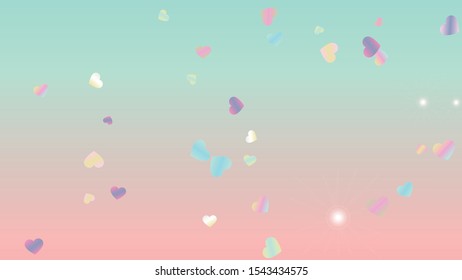 Golden Background with Confetti of Glitter Particles. St. Valentine Day. Anniversary pattern. Light Spots. Explosion of Confetti. Glitter Vector Illustration. Design for Poster.