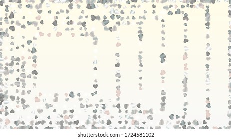 Fondo dorado con confetti de partículas brillantes. Día de San Valentín. Patrón de cumpleaños. Puntos de luz. Explosión de Confetti. Ilustración del vector de brillo. Diseño para publicidad.