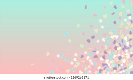 Golden Background with Confetti of Glitter Particles. St. Valentine Day. Christmas pattern. Light Spots. Explosion of Confetti. Glitter Vector Illustration. Design for Poster.