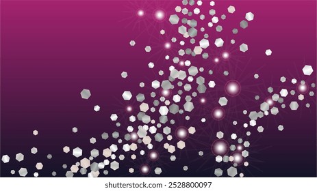 Golden Background with Confetti of Glitter Particles. Sparkle Lights Texture. Party pattern. Light Spots. Star Dust. Explosion of Confetti. Design for Web.