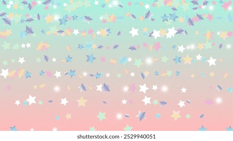 Gouden achtergrond met confetti van Glitter Star Particles. Sparkle Lights Texture. Viering patroon. Lichte vlekken. Sterrenstof. Kerst Ontwerp. Ontploffing van confetti. Ontwerp voor reclame.