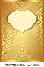 golden background for cover