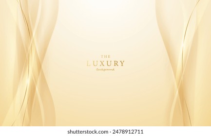 Diseño de fondo dorado Con elegantes Elementos de efecto. Imagen de Vector