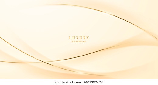 golden background design With luxurious effect elements Vector illustration