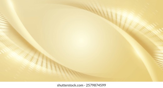 golden background design With luxurious effect elements Vector illustration