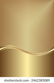 golden background divided into two with texture