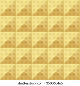 Golden background. Elegant seamless pattern.